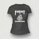 Fight Like a Champion Women T-Shirt black